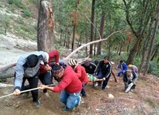 उत्तराखंड में दर्दनाक हादसा, शव को ले जा रहा वाहन खाई में गिरा, कई लोगों की मौत max-accident-champawat