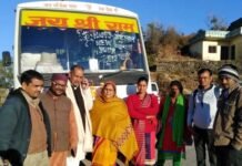 नए साल पर पौड़ी से रामनगर के लिए शुरू हुई नई बस सेवा pauri-ramnagar-bus-service
