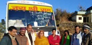 नए साल पर पौड़ी से रामनगर के लिए शुरू हुई नई बस सेवा pauri-ramnagar-bus-service