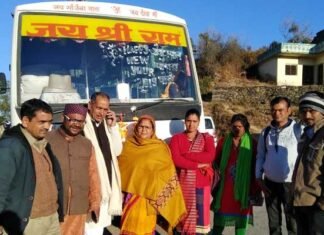 नए साल पर पौड़ी से रामनगर के लिए शुरू हुई नई बस सेवा pauri-ramnagar-bus-service