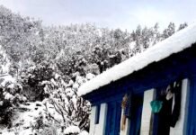 उत्तराखंड में भारी बर्फ़बारी का अलर्ट: कई जिलों में कल बंद रहेंगे सभी स्कूल pauri--snowfall