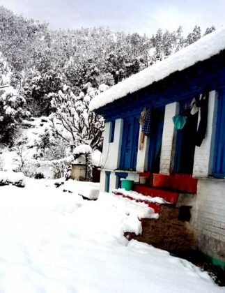 pauri--snowfall