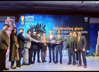 इंडिया एक्सपो सेंटर एंड मार्ट को वर्ष 2019 का सर्वश्रेष्ठ प्रदर्शनी स्थल पुरस्कार satte-award