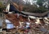 उत्ताराखंड में बारिश से शिशु मंदिर स्कूल की बिल्डिंग भरभराकर गिरी school building collapse
