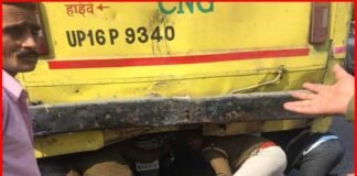 ग्रेटर नोएडा एक्सप्रेसवे पर हुए दर्दनाक हादसे में स्कूटी सवार छात्र-छात्रा की मौत scooty-accident-in-highway
