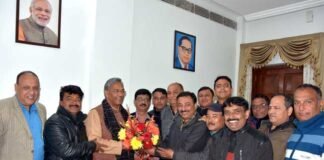 उत्तरांचल प्रेस क्लब के नव निर्वाचित सदस्यों ने मुख्यमंत्री से शिष्टाचार भेंट की uttranchal-press-club-cm