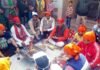 शहीदों की आत्मा की शांति के लिए बीटा-2 मंदिर में हवन hawan