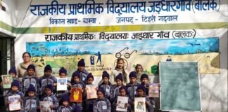पहाड़ के दूरस्थ क्षेत्रों में शिक्षा की नींव मजबूत कर रहा हैं हंस फाउंडेशन jadaudhar-school