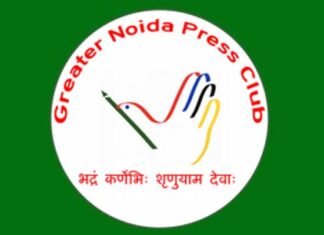 ग्रेटर नोएडा प्रेस क्लब के अध्यक्ष बने धर्मेंद्र चंदेल press club greater noida