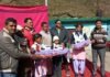 नोएडा की उलार लोक संस्था ने चौखुटिया में गोद लिए बच्चों को बांटी पाठ्य सामग्री ular-samajik-sanstha-noida