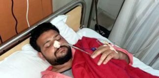 ग्रेटर नोएडा अथॉरिटी के सीईओ के सामने संविदा कर्मी ने खाया जहर Contractual worker eaten poison