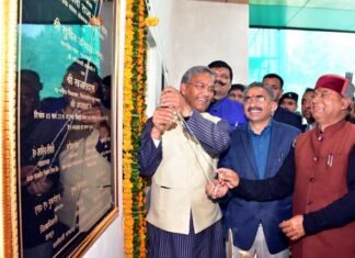 दून मेडिकल कॉलेज के नए ओपीडी भवन के ब्लॉक का सीएम रावत ने किया शुभारंभ Doon-Medical-College