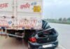 यमुना एक्सप्रेसवे पर सड़क हादसे में पत्नी की दर्दनाक मौत, पति घायल accident-near-expressway