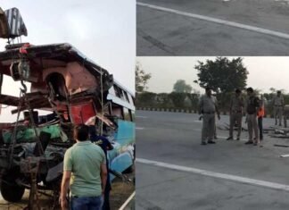 यमुना एक्सप्रेसवे पर बड़ा बस हादसा, 9 की मौत, 30 घायल bas-accident-yamuna-expressway