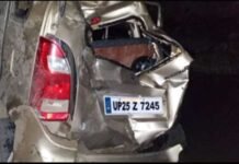 जश्न मनाने लैंसडौन गए दोस्तों की कार खाई में गिरी, दो की मौत, तीन घायल car-accident-near-kotdwar