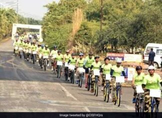 50वें स्थापना दिवस पर CISF का अनोखा प्रयास, गिनीज बुक ऑफ रिकॉर्ड में दर्ज कराया नाम cisf-cycle-parade
