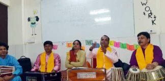 श्रीनगर में पारम्परिक चैती गीतों के साथ, बारिश में भीगती खुशनुमा शाम dr.-sanjay-pandey