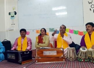 श्रीनगर में पारम्परिक चैती गीतों के साथ, बारिश में भीगती खुशनुमा शाम dr.-sanjay-pandey