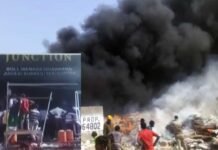 ग्रेटर नोएडा के एक रेस्टोरेंट और एक थर्मोकोल कंपनी में लगी भीषण आग fire-in-greater-noida