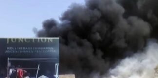 ग्रेटर नोएडा के एक रेस्टोरेंट और एक थर्मोकोल कंपनी में लगी भीषण आग fire-in-greater-noida