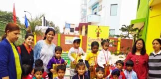 ग्रैंडमा प्रीस्कूल एवं डे केयर में स्पोर्ट्स डे का आयोजन grand-ma-preschool