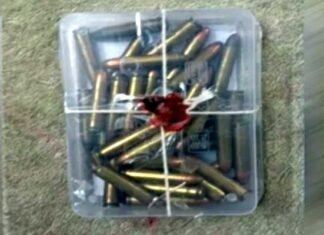 सड़क पर 40 जिंदा कारतूस मिलने से मचा हडकंप live-cartridges