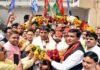बसपा-सपा व रालोद गठबंधन के उम्मीदवार ने जनसंपर्क अभियान किया तेज sp-bsp