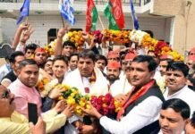 बसपा-सपा व रालोद गठबंधन के उम्मीदवार ने जनसंपर्क अभियान किया तेज sp-bsp