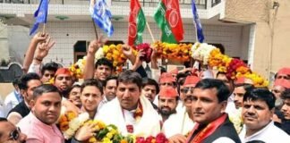 बसपा-सपा व रालोद गठबंधन के उम्मीदवार ने जनसंपर्क अभियान किया तेज sp-bsp