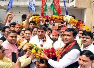 बसपा-सपा व रालोद गठबंधन के उम्मीदवार ने जनसंपर्क अभियान किया तेज sp-bsp