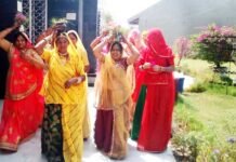 ग्रेटर नोएडा में धूमधाम से मनाया राजस्थानी गणगौर उत्सव Rajasthani-Ganagaur-Festival