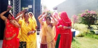 ग्रेटर नोएडा में धूमधाम से मनाया राजस्थानी गणगौर उत्सव Rajasthani-Ganagaur-Festival