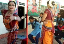 स्पिक मैके संस्था द्वारा रा.उ.मा.वि. श्रीकोट गंगानाली में ओडिसी नृत्य कर्यक्रम SPIC-MACAY