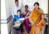 उत्तराखण्ड की घायल धाविका गरिमा जोशी की मदद लिए आगे आए समाजसेवी माताश्री मंगला एवं श्रीभोले महाराज garima-joshi
