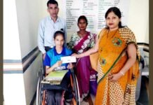 उत्तराखण्ड की घायल धाविका गरिमा जोशी की मदद लिए आगे आए समाजसेवी माताश्री मंगला एवं श्रीभोले महाराज garima-joshi