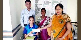 उत्तराखण्ड की घायल धाविका गरिमा जोशी की मदद लिए आगे आए समाजसेवी माताश्री मंगला एवं श्रीभोले महाराज garima-joshi