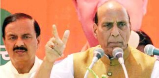 2028 तक तीन शक्तिशाली देशों में से एक को पीछे छोड़ देगा भारत: राजनाथ सिंह rajnath singh dr. mahesh sharma