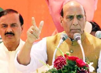 2028 तक तीन शक्तिशाली देशों में से एक को पीछे छोड़ देगा भारत: राजनाथ सिंह rajnath singh dr. mahesh sharma