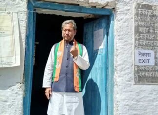 बीजेपी प्रत्याशी तीरथ सिंह रावत को आचार संहिता के उल्लंघन का नोटिस जारी tirath-singh-rawat-bjp