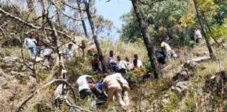 पौड़ी गढ़वाल: तेज रफ्तार कार खाई में गिरी, 4 लोगों की मौत accident-in-pauri-garhwal
