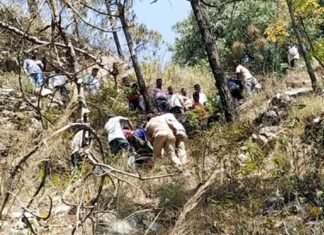 पौड़ी गढ़वाल: तेज रफ्तार कार खाई में गिरी, 4 लोगों की मौत accident-in-pauri-garhwal
