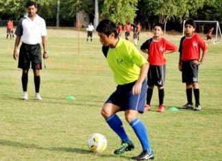 पौड़ी के 5 छात्रों का बाईचुंग भूटिया फुटबॉल स्कूल दिल्ली के लिए चयन baichung-bhutia-football-school