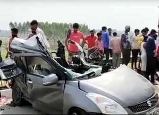 ईस्टर्न पेरिफेरल पर दर्दनाक हादसा: शारदा यूनिवर्सिटी के 4 छात्रों की मौत car-accident-in-eastern-peripheral