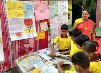 संकुल बैज्वाडी, विकासखंड कीर्ति नगर में बाल सृजनात्मक लेखन मेले का आयोजन sankul-srijan-mela