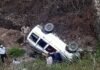 उत्तराखंड में हादसा: टाटा सूमो खाई में गिरी, चार घायल tata-sumo-accident-in-ram-nagar