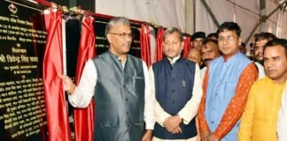 सीएम त्रिवेंद्र रावत ने पौडी में किया 1769.70 लाख की विकास योजनाओं का शिलान्यास एवं लोकार्पण CM-Rawat-laid-foundation-st