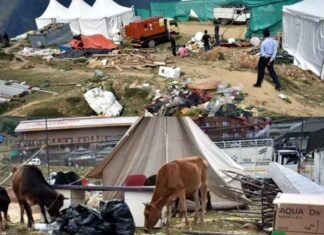औली में शाही शादी के बाद लगा कूड़े का अंबार, अब तक निकाला गया 275 क्विंटल कूड़ा