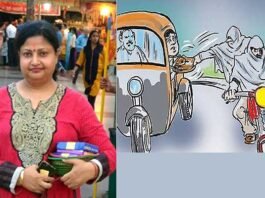 बाइक सवार लुटेरों ने दिन दहाड़े महिला से छीना पर्स bike-savar-badmaash
