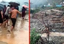उत्तराखंड: बादल फटने से तबाही, एक की मौत, कई घरों में घुसा मलबा cloudburst-in-uttarakhand