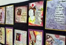 झुग्गी झोपड़ी में रहने वाले बच्चों के लिए क्राफ्ट एवं पेन्टिंग प्रदर्शनी